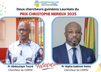 Recherche : Deux chercheurs guinéens lauréats du Prix Christophe Mérieux