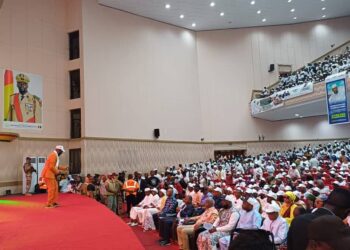 Palais du Peuple : Les enseignants et enseignantes célèbrent les acquis du CNRD, sous le magistère du Gl Mamadi Doumbouya