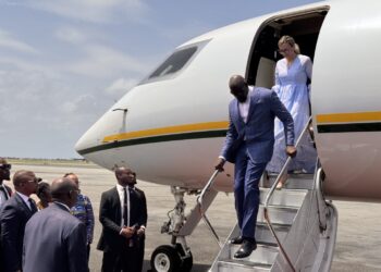 Coopération: le Président Guinéen Mamadi Doumbouya est arrivé à Abidjan pour une Visite Officielle de 48h
