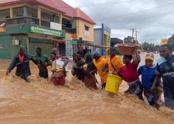 Siguiri : Inondations dans plusieurs quartiers