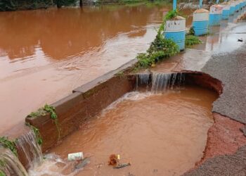 Sangarédi paralysée par les pluies : des ponts détruits et des familles sinistrées