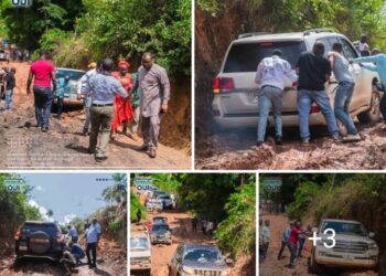 Les routes cabossées de Zogota face au message de l&rsquo;ancien PM Dr Bernard Gomou