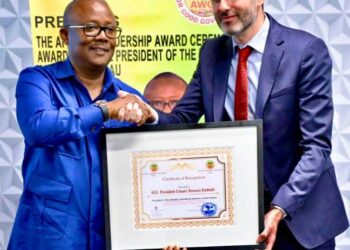 Le président Embaló distingué à New York pour son engagement panafricain