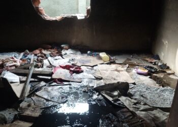 Dabola : un incendie ravage une concession au quartier Foundeng 2, secteur Sirenya