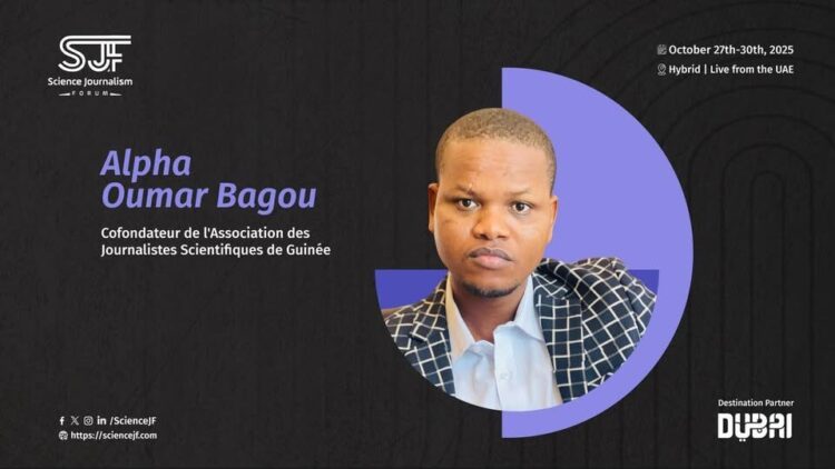 Émirats arabes-unis : Le guinéen Oumar Bagou Barry choisi au Forum sur le journalisme scientifique