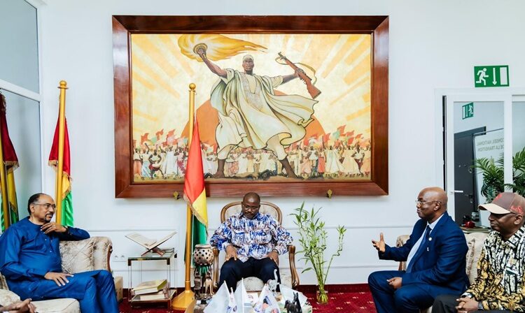 Coopération : l’envoyé spécial de l’UA reçu par le président Dr Dansa Kourouma