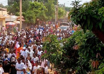 Dinguiraye : forte mobilisation pour la candidature du Général Mamadi Doumbouya