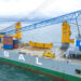 Conakry Terminal renforce sa capacité opérationnelle avec la réception d’une grue Gottwald