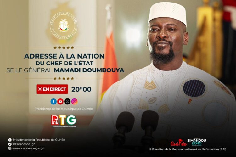 67e anniversaire de l’indépendance : ‘’Restons unis, disciplinés et solidaires’’ appelle Gl Mamadi Doumbouya (adresse à la nation)