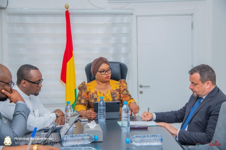 Coopération : la ministre Fatima Camara a reçu l’ambassadeur d’Italie en Guinée