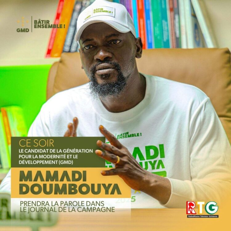 Le GMD à travers son candidat M. Mamadi Doumbouya dévoile son Projet de Société pour une Guinée forte et unie