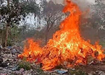 Kissidougou : Incinération de plus de 7 tonnes de produits impropres à la consommation