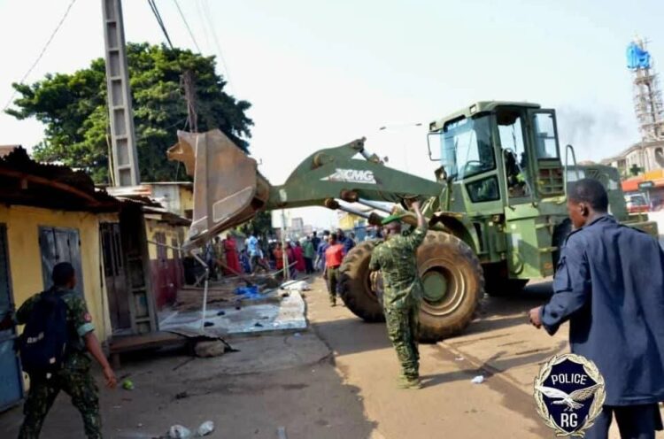 Conakry: déguerpissement des emprises des citoyens sceptiques