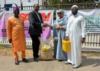 AGL Guinée et Conakry Terminal réaffirment leur engagement social par un don de vivres à l’ONG AFA en faveur des orphelinats et communautés religieuses durant le Ramadan.