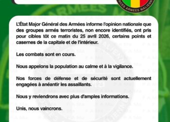 Mali : Attaques simultanées ce 25 avril, l’armée en opération contre des groupes armés non identifiés