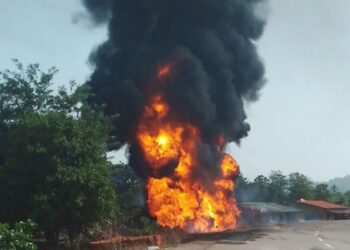 Mamou : Un chauffeur meurt dans l’incendie d’un camion-citerne à Timbo