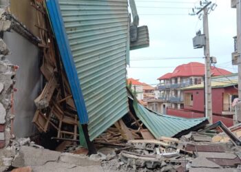 Conakry : Effondrement d’un immeuble à Lambanyi, la prolifération des forages pointée de doigt
