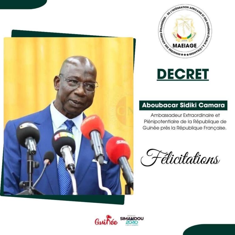Décret: le Président Doumbouya nomme Aboubacar Sidiki Camara « Idi Amine » Ambassadeur