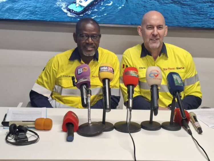 Guinée/Projet Simandou : Rio Tinto fait le point sur l’avancement des travaux et réaffirme son engagement en faveur du contenu local