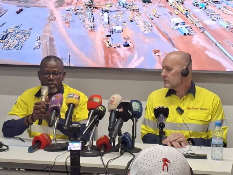 Guinée/Projet Simandou : Rio Tinto fait le point sur l’avancement des travaux et réaffirme son engagement en faveur du contenu local
