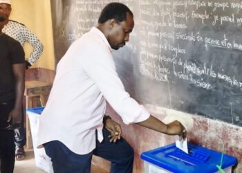 Élections législatives et communales : Elhadj Thierno Mamadou Bah (TMB) a voté à Dinguiraye