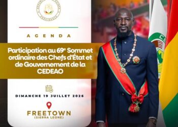 69ème Sommet de la CEDEAO à Freetown : Le Président Mamadi Doumbouya parmi les participants
