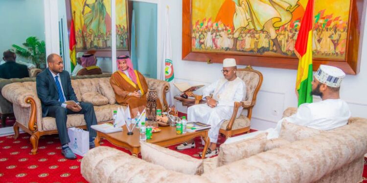 Coopération : le Président de l’AN, H. Dr Dansa Kourouma a reçu l’Ambassadeur du Royaume d’Arabie saoudite SE Dr Fahad Eid Alrshidy
