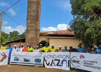 Boké : À Tanènè, le groupe UMS s’engage pour la reconstruction de la mosquée Masdjid Firdaouss de Hamdallaye