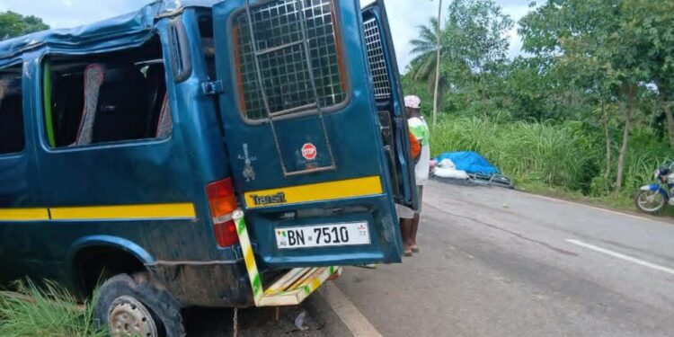 Dubréka : Trois morts dans un accident de circulation à Ouassou