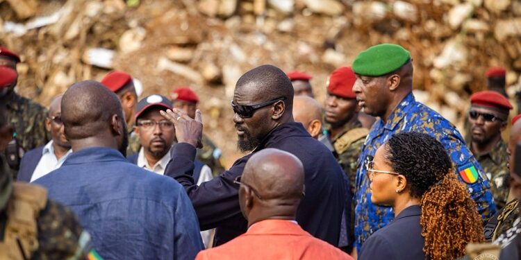 Modernisation de Conakry : le Président de la République Mamadi DOUMBOUYA effectue une visite de terrain
