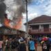 Coyah : un grave incendie ravage plusieurs magasins