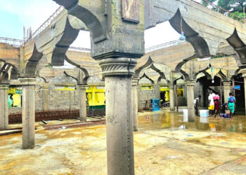 Faute de financement, le chantier de la mosquée centrale de Belle-Vue à l’arrêt depuis plus d’un an