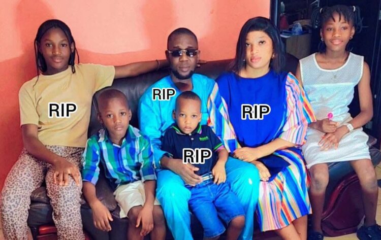 Gbèssia : 4 personnes d’une même famille meurent dans un incendie