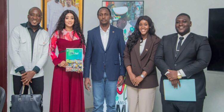 PROFEF : l’équipe de l&rsquo;ONG Force des Femmes reçue par Elhadj Thierno Mamadou Bah « TMB », conseiller personnel du Président