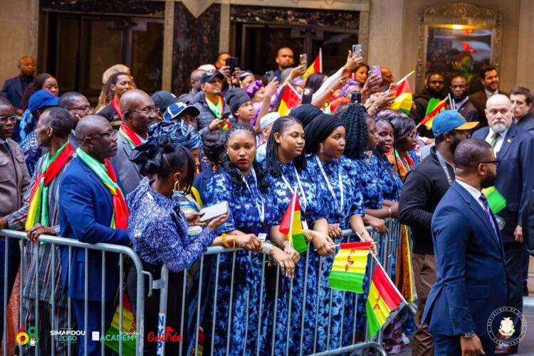 81ème session de l’AG de l’ONU : le Chef de l’Etat, Mamadi DOUMBOUYA est arrivé à New York