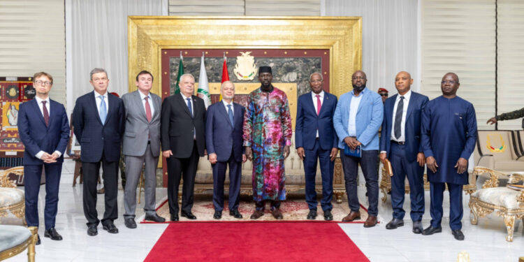 Guinée/Simandou 2040 : le Président Mamadi DOUMBOUYA reçoit une délégation de RUSAL
