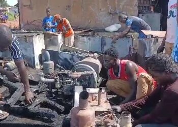 Mandiana : un incendie détruit plusieurs congélateurs