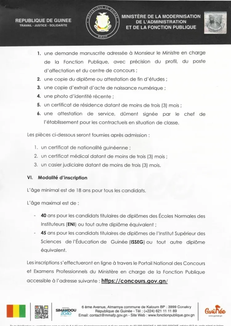 Concours de recrutement de 6 000 enseignants : voici les profils concernés selon le ministère de la Fonction publique