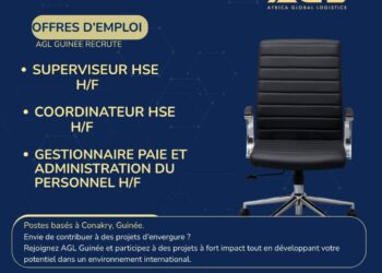 Opportunités d’emplois : AGL Guinée annonce le recrutement pour plusieurs postes (avis d’appels d’offres)