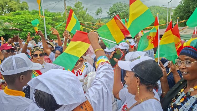 Dinguiraye : une forte mobilisation pour le 68e anniversaire de l’indépendance de la Guinée