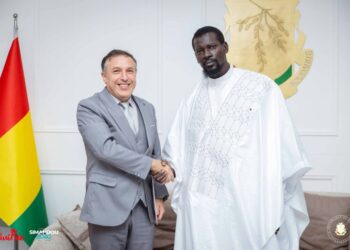 Conakry : le Président Mamadi DOUMBOUYA reçoit trois ambassadeurs