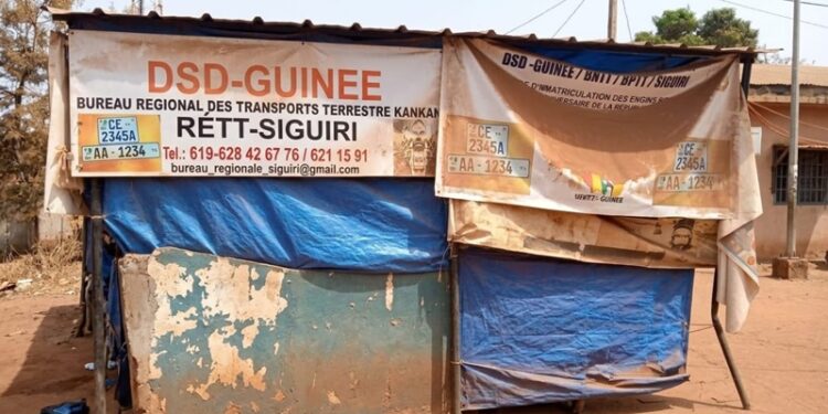 Siguiri/Délivrance des cartes grises: Le Service DSD logé dans un ‘’taudis’’