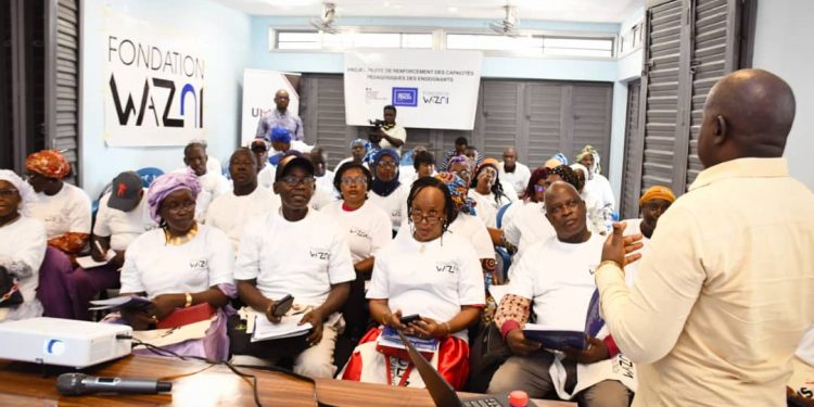 Boké – Éducation : la Fondation Wazni lance, avec l’appui de l’Ambassade de France en Guinée et en Sierra Leone, un programme pilote de renforcement des compétences des enseignants